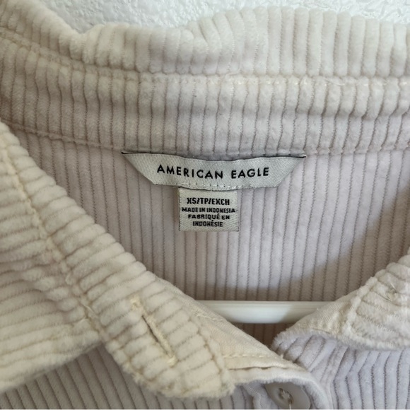 American Eagle Outfitters Cream Babydoll Dress - Picture 3 of 3